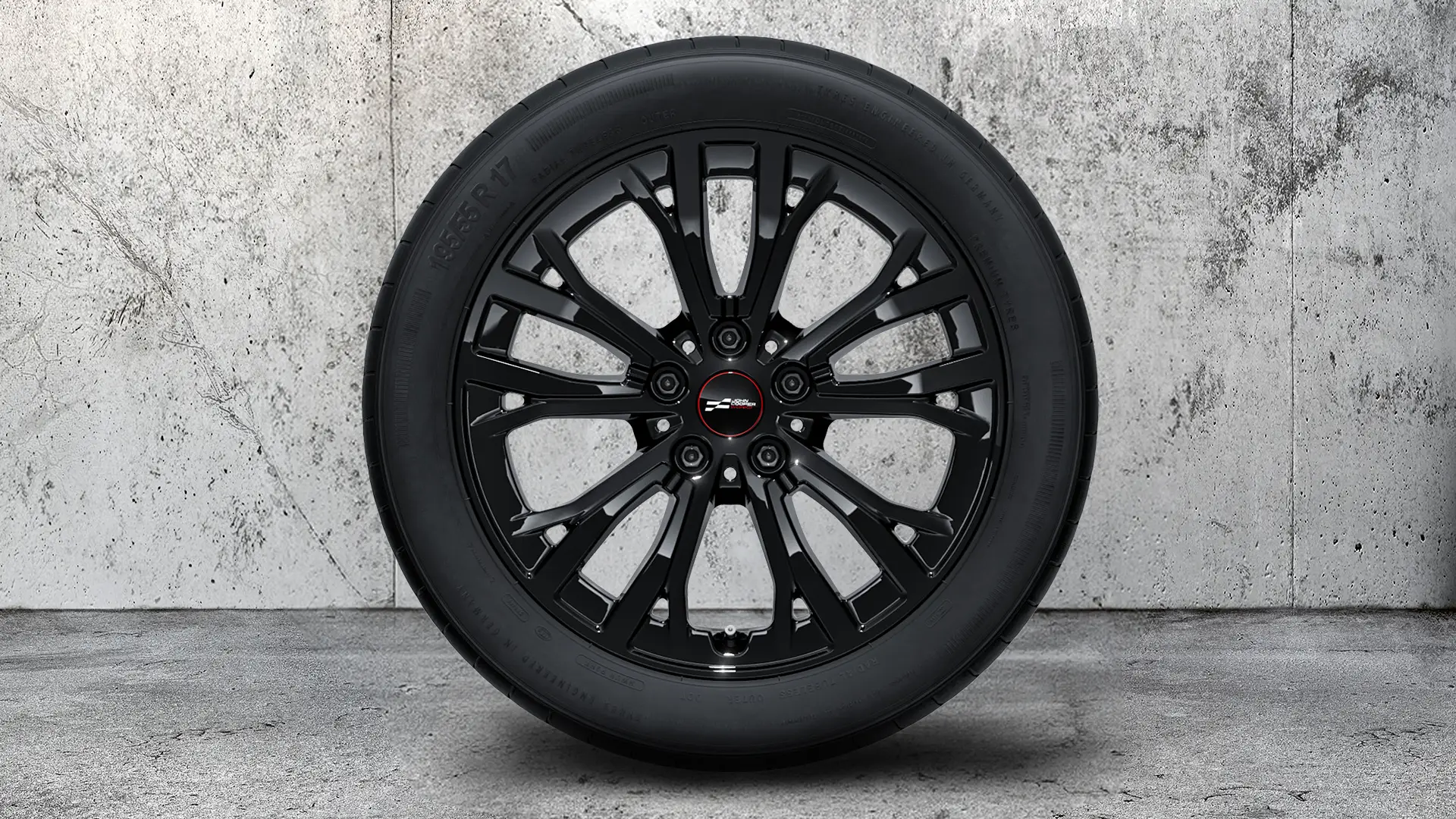 КОМПЛЕКТ КОЛЕС 17" JCW STAR SPOKE 991 (JET BLACK UNI).